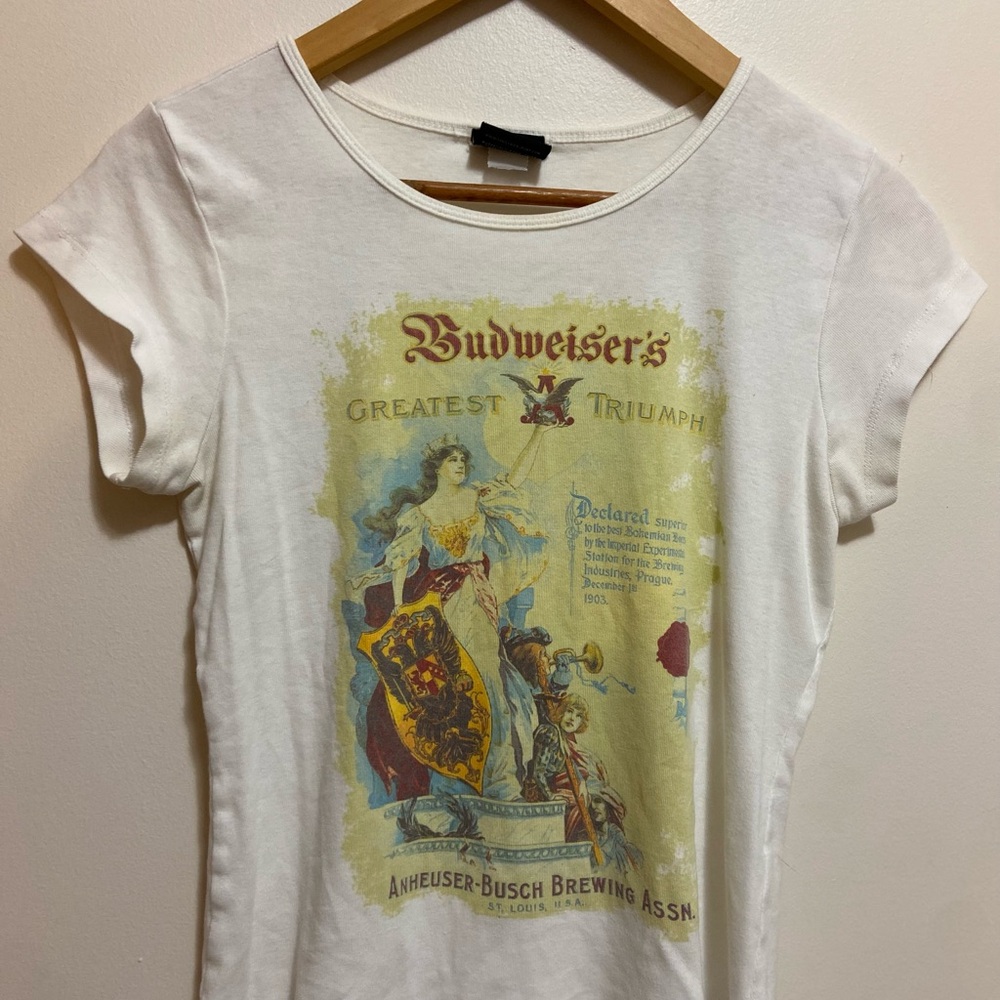Vintage Budweiser’s Greatest Triumph Small Women’s Tee